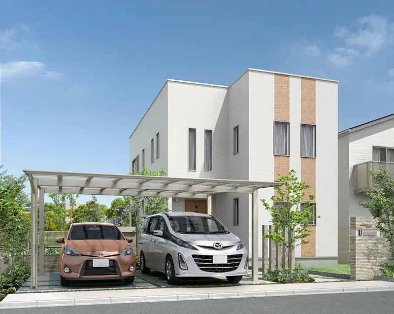 ネスカF 2台用 54-50型 H22柱 | 静岡県のエクステリアならトップ